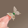 Jewelry Butterfly Brooch Alloy Electroplating Natural Animal Insect Style For Women
