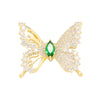 Jewelry Butterfly Brooch Alloy Electroplating Natural Animal Insect Style For Women