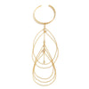 Jewelry Butterfly Flower Tassel Star Shell Metal Arm Bracelet Electroplated