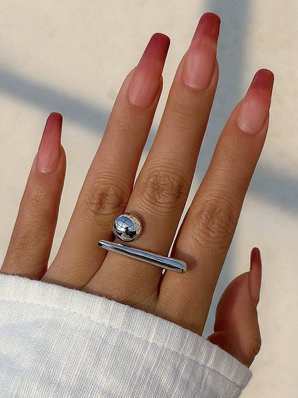 Jewelry Butterfly Knuckle Ring Alloy Bow Electroplated