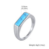 Jewelry Casting Stainless Steel Turquoise Tiger Eye Stone Ring Men's Accessories