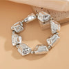 Jewelry Ccb Geometric Shaped Light Luxury Clavicle Chain With Electroplating
