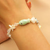 Jewelry Ceramic Fish Shells Starfish Stars Flowers Geometric Handmade Mixed Materials Bracelets For Girls