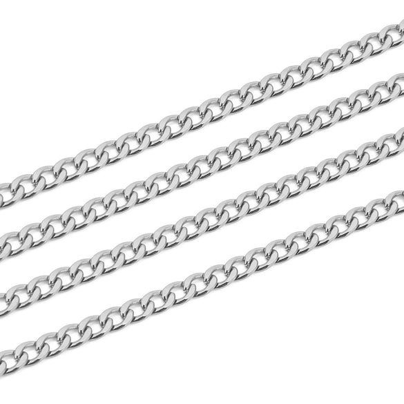 Jewelry Chain Bracelet Accessories Stainless Steel 18K Gold Plated Totem Pattern Diy Handmade