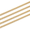 Jewelry Chain Electroplated Hip Hop Style Spiral Pattern
