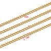 Jewelry Chain Electroplated Hip Hop Style Spiral Pattern