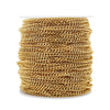 Jewelry Chain Electroplated Hip Hop Style Spiral Pattern