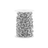 Jewelry Chain Stainless Steel Rice Bead Electroplated