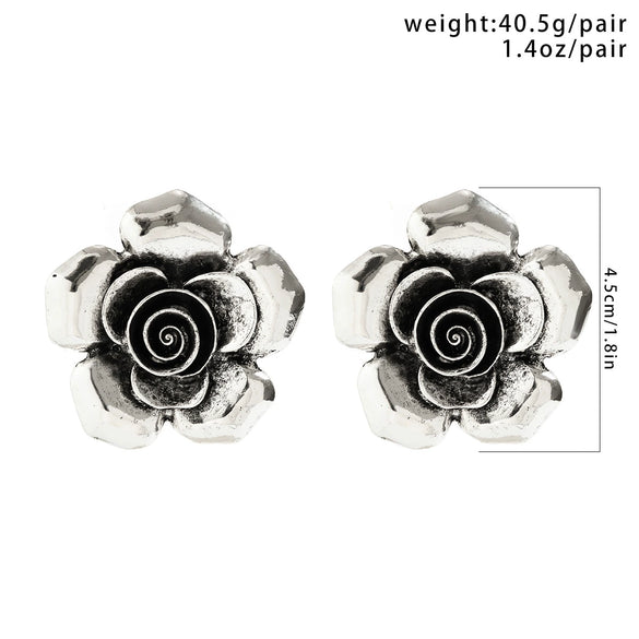 Jewelry Cloth Alloy Flower Vintage Elegant Female Clavicle Necklace