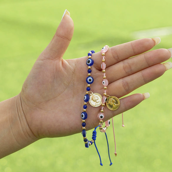 Jewelry Colorful Rope Geometric Style Women's Single Layer Woven Hand Rope