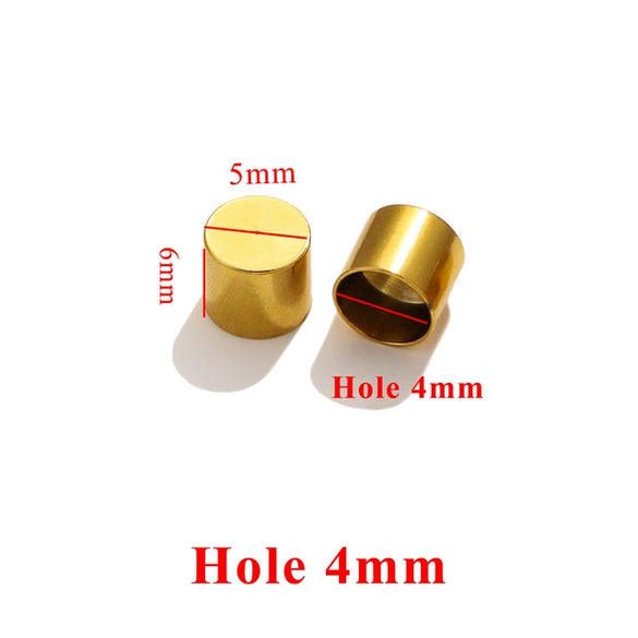 Jewelry Connector Stainless Steel Leather Rope Buckle With Fish Pattern Gold Electroplated For Necklace And Bracelet Production