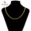 Jewelry Copper Alloy Electroplated Gold Necklace For Women With Cross Design