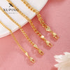 Jewelry Copper Alloy Electroplated Gold Necklace For Women With Cross Design