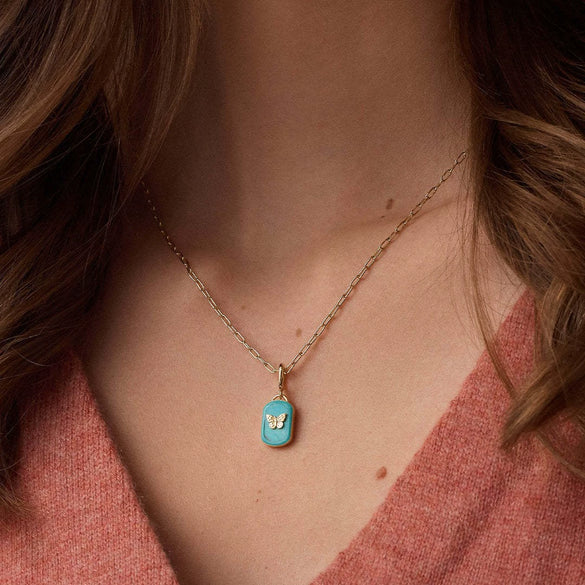 Jewelry Copper Animal Zodiac Dripping Oil Regular Chain Necklace