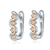 Jewelry Copper Electroplated Flower Pattern Women's Earrings