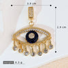 Jewelry Copper Electroplated Tassel Necklace Pendant With Devil's Eye Design