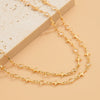 Jewelry Copper Geometric Daisy Yshaped Clavicle Chain Necklace With Electroplating And Artificial Crystal Pendant