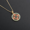 Jewelry Copper Geometric Micro Inlaid Zircon Gold Plated Hiphop Necklace