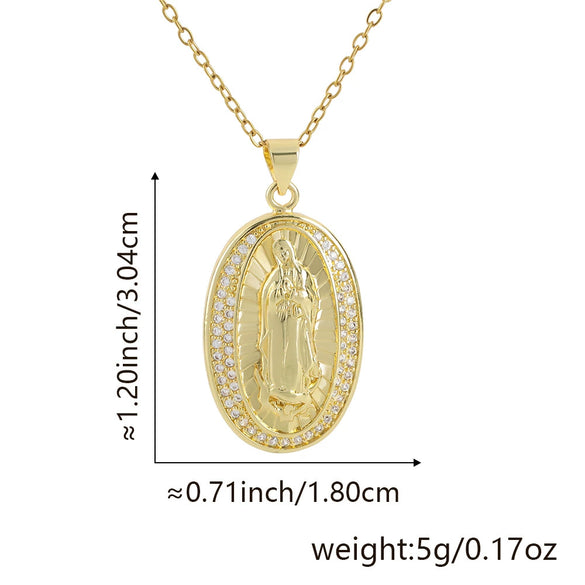 Jewelry Copper Geometric Microinlaid Zircon Electroplated Fashion Lip Chain