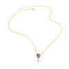 Jewelry Copper Geometric Pendant Necklace Electroplating
