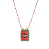 Jewelry Copper Geometric Retro Style Set With Diamonds Tarot Necklace Women's