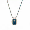 Jewelry Copper Geometric Retro Style Set With Diamonds Tarot Necklace Women's