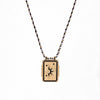 Jewelry Copper Geometric Retro Style Set With Diamonds Tarot Necklace Women's
