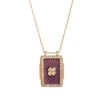 Jewelry Copper Geometric Retro Style Set With Diamonds Tarot Necklace Women's