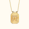 Jewelry Copper Geometric Retro Style Set With Diamonds Tarot Necklace Women's