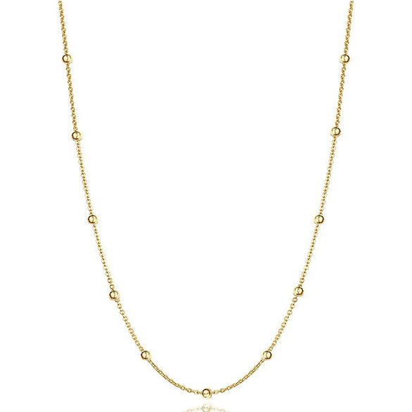 Jewelry Copper Geometric Round Cross Pieces Eye Single Double Triple Layer Multi Style Elegant Fashion Medieval Neck Chain