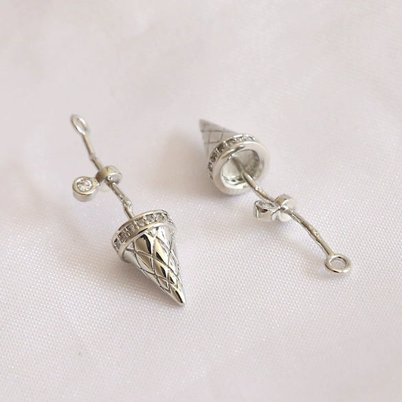 Jewelry Copper Gold Piao Bell Baroque Pendant Electroplating Handmade Pearl Accessories