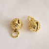 Jewelry Copper Gold Piao Bell Baroque Pendant Electroplating Handmade Pearl Accessories
