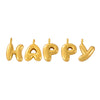 Jewelry Copper Goldplated English Letter Pendant With Geometric Pattern And Simple Style