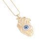 Jewelry Copper Heart Pendant Electroplating Women's Style