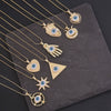Jewelry Copper Heart Pendant Electroplating Women's Style
