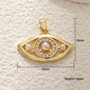 Jewelry Copper Inlaid Zircon Blue Eye Snake Love Pendant Bracelet Earrings