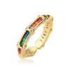 Jewelry Copper Microinlaid Heart Ring Unisex Women's