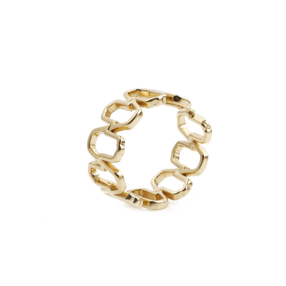 Jewelry Copper Microinlaid Heart Ring Unisex Women's