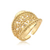 Jewelry Copper Microinlaid Heart Ring Women's Unisex