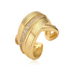Jewelry Copper Microinlaid Heart Ring Women's Unisex