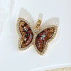 Jewelry Copper Micropaved Animal Zodiac Cartoon Style Butterfly Necklace Pendant