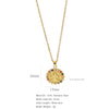 Jewelry Copper Mixed Gem Inlaid Zircon Geometric Electroplating Women's Titanium Steel Ochain Clavicle Necklace