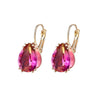 Jewelry Copper Natural Dropshaped Zircon Earrings For Women