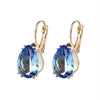 Jewelry Copper Natural Dropshaped Zircon Earrings For Women