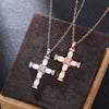 Jewelry Copper Necklace With Geometric Style Inlaid Zircon Mixed Gem Inlay Letters Numbers Text Pattern Ochain For Women