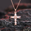 Jewelry Copper Necklace With Geometric Style Inlaid Zircon Mixed Gem Inlay Letters Numbers Text Pattern Ochain For Women