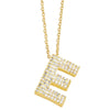 Jewelry Copper Necklace With Zircon Inlay And Letters Numbers Text Pattern Ochain For Women