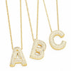 Jewelry Copper Necklace With Zircon Inlay And Letters Numbers Text Pattern Ochain For Women