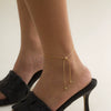 Jewelry Copper Ochain Long Tassel Necklace Geometric Style Electroplated