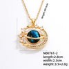 Jewelry Copper Ochain Necklace Women's Light Luxury Titanium Steel Electroplating Design